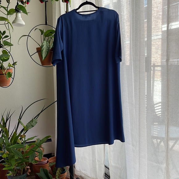 MIMU MAXI blue cascade dress NWT - Picture 2 of 4